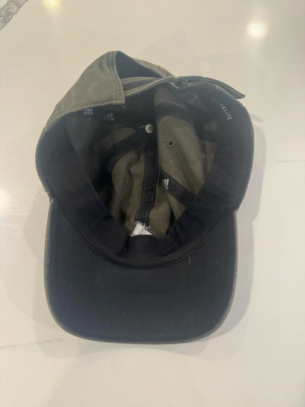 adidas Olive Green Embroidered Logo Baseball Cap